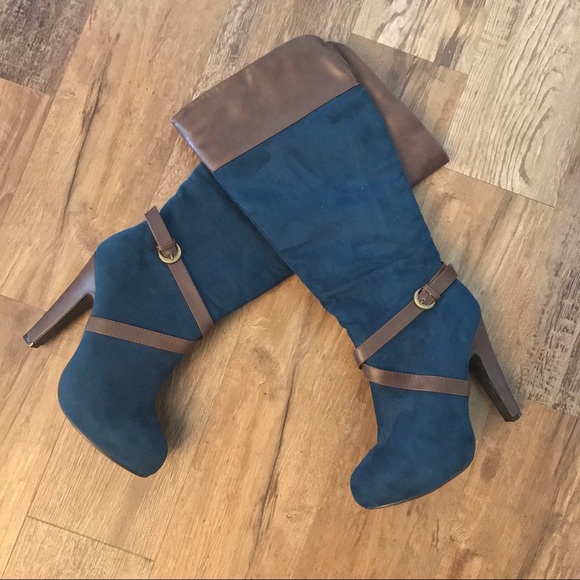 Green and brown boots - Picture 6 of 13